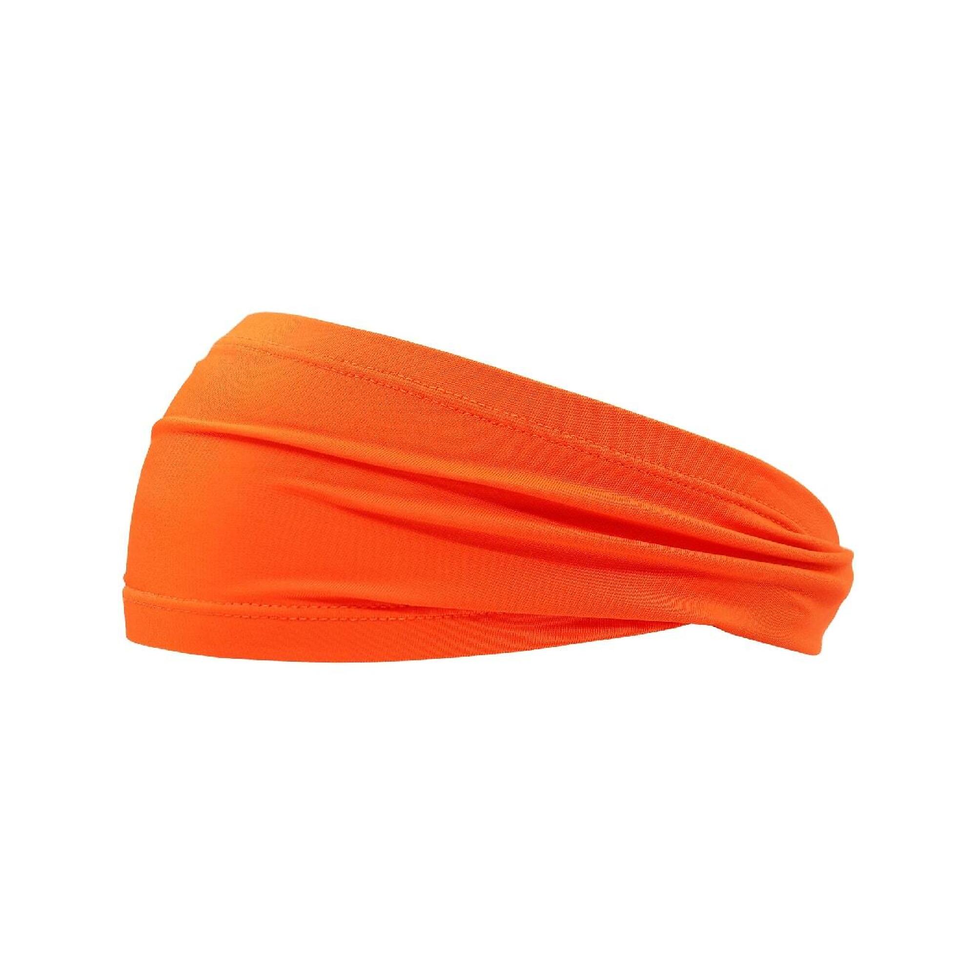 FrogWear, Orange Tapered Cooling Headband with 4-Stretch - 6 Pack, Size One Size, Material Polyester, Model# HB-400